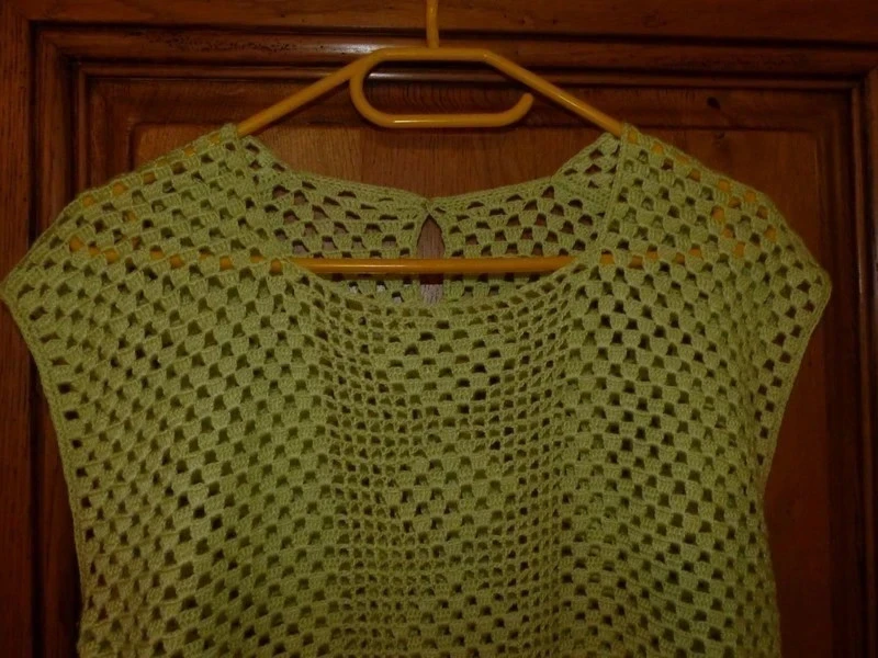 nieuw groen tanktop in breigoed maat 38 – photo 2